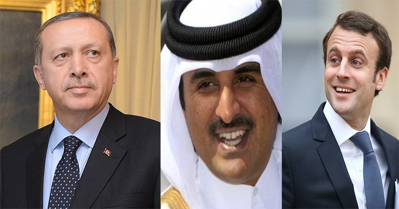 Presiden Prancis-Turki Dialog dengan Emir Qatar