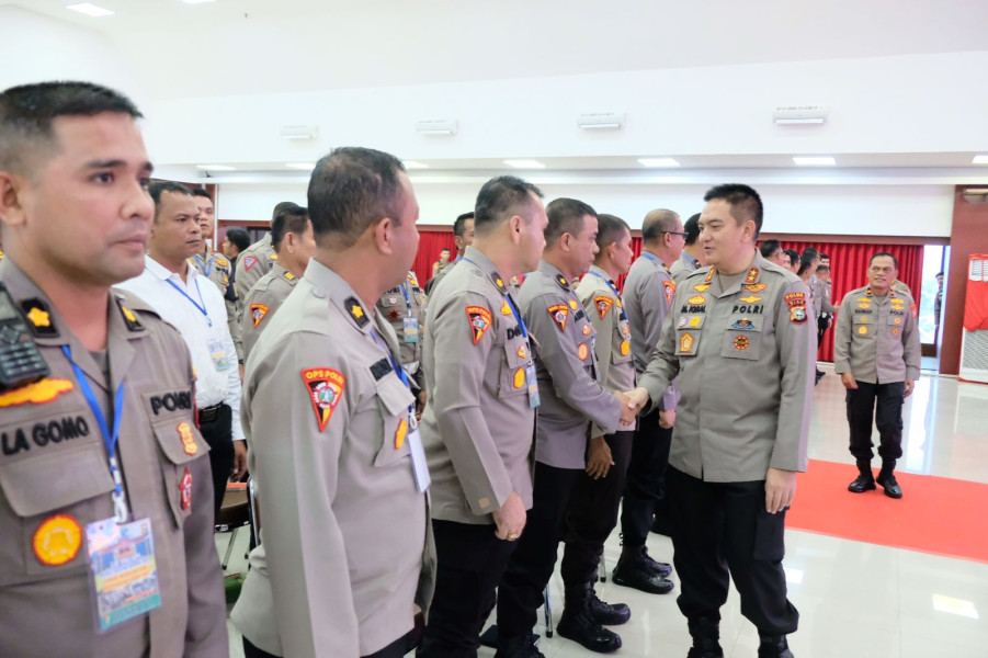 Kapolda Riau Buka Latihan Pra Operasi Patuh Lancang Kuning 2023