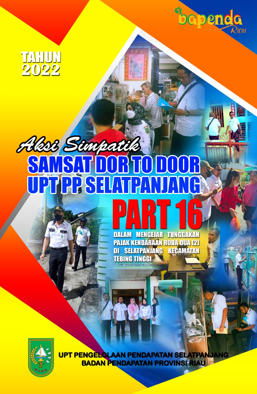 Terjunkan Tiga Tim UPT Samsat Selatpanjang Kembali Dor To Dor Di Kecamatan Tebing Tinggi.