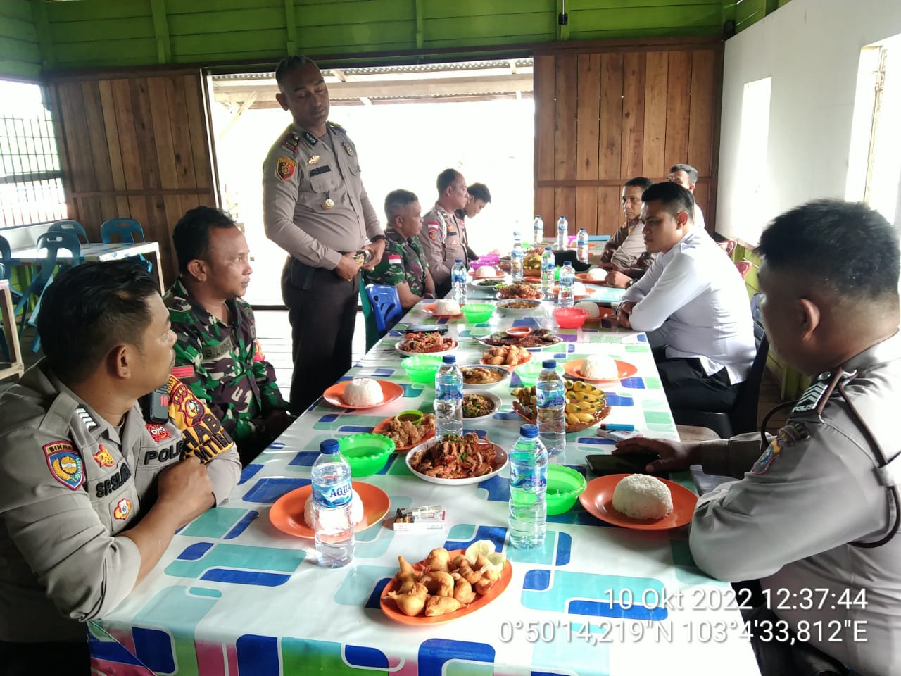 Kapolsek Rangsang Harap Sinergitas TNI-Polri Semakin Erat