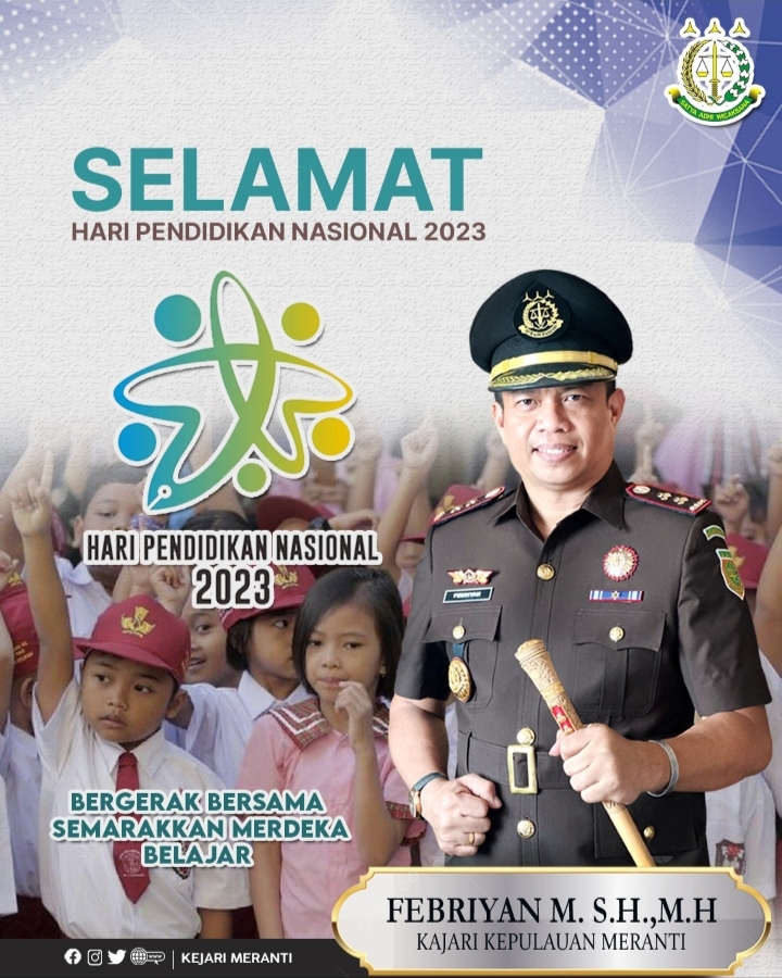 Ucapan Hari Pendidikan Kajari Meranti