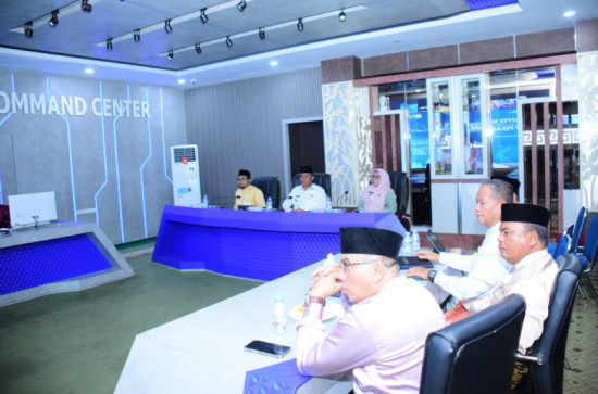 Melalui Zoom Meeting, Bupati Kampar Sampaikan Komitmennya Untuk Gerak Cepat Atasi Banjir Guna Menjaga Keselamatan Masyarakat
