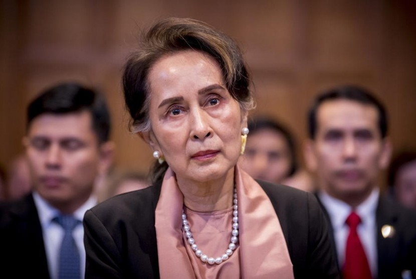 Pemimpin Myanmar Aung San Suu Kyi Ditangkap