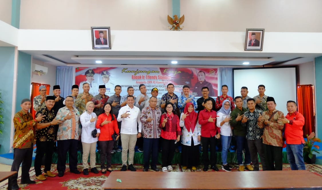 Rakor Percepatan Pembangunan bersama Effendi Sianipar