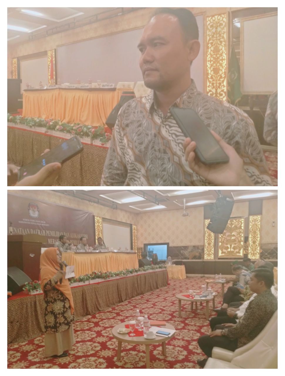 KPU Meranti Lakukan Uji Publik Lakukan Rancangan Penataan Dapil.