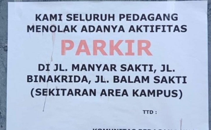 Mahasiswa Pilih Jalan Kaki daripada Bayar Parkir