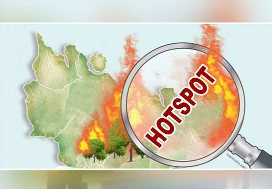 3.252 Hotspot Terdeteksi di Sumatera, Riau 4 Titik
