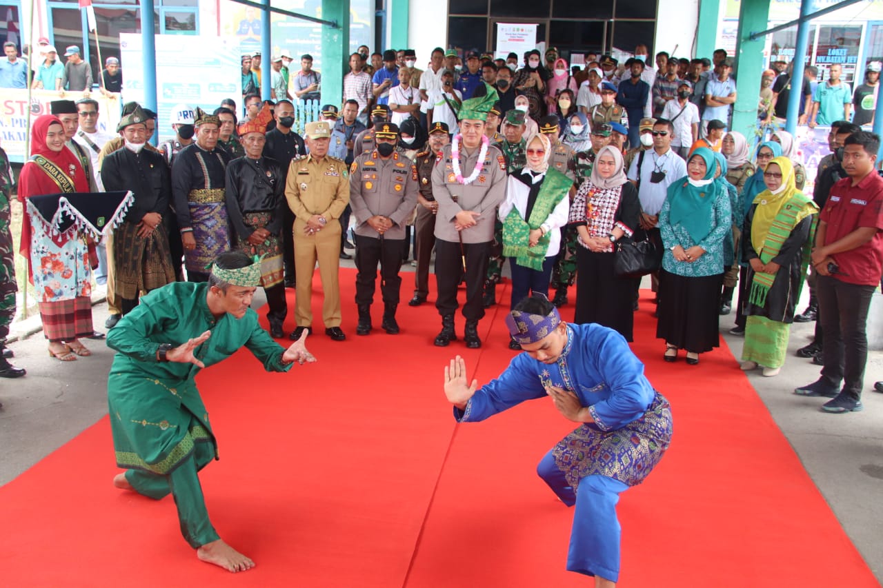 Wabup Asmar sambut Kunker  Kapolda Riau Irjen.Pol. Mohammad Iqbal, S.I.K, M.H di Kabupaten Kepulauan