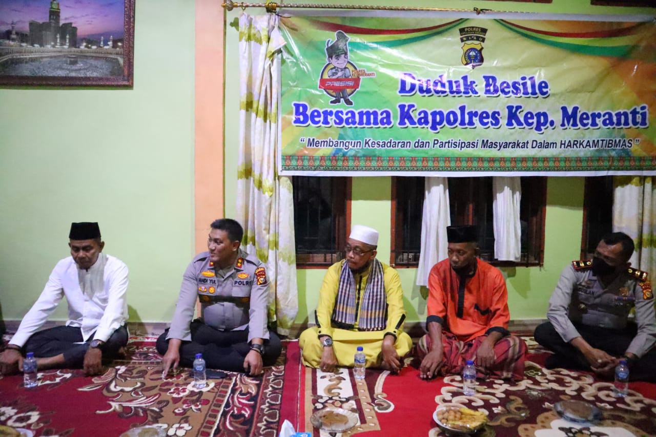 Lanjut Silaturahmi 'Duduk Besile' Bersama, Kapolres Sambangi Desa Banglas