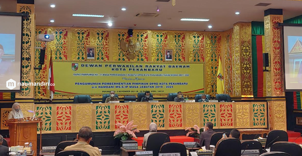 Alasan Hamdani Dicopot dari Kursi Ketua DPRD Pekanbaru