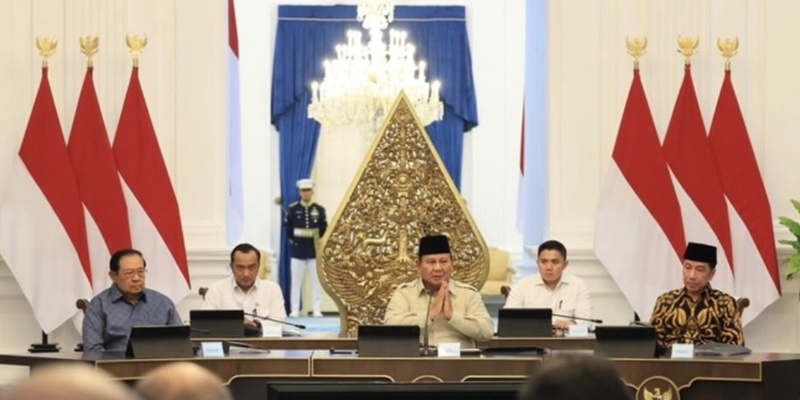Diapit SBY dan Jokowi, Prabowo Beberkan Hasil Lawatan Luar Negeri