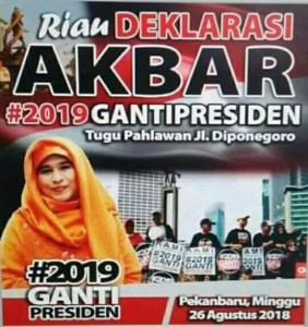 Soal Deklarasi #2019GantiPresiden di Pekanbaru, MUI Riau Ikut Berkomentar