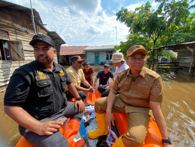 300 KK Lebih Masih Terdampak Banjir di Payung Sekaki Pekanbaru