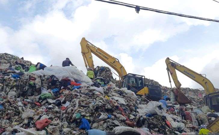 Sampah Dibuang ke TPA Muara Fajar II Pekanbaru Capai 900 Ton Setiap Hari