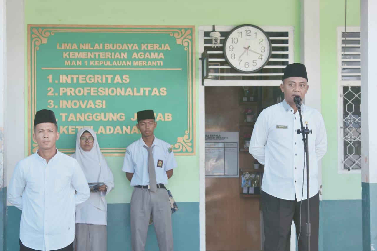 Drs Sulaiman: Ciptakan Akhlak Yang Baik Bagi Siswa Madrasyah Yang Baik.