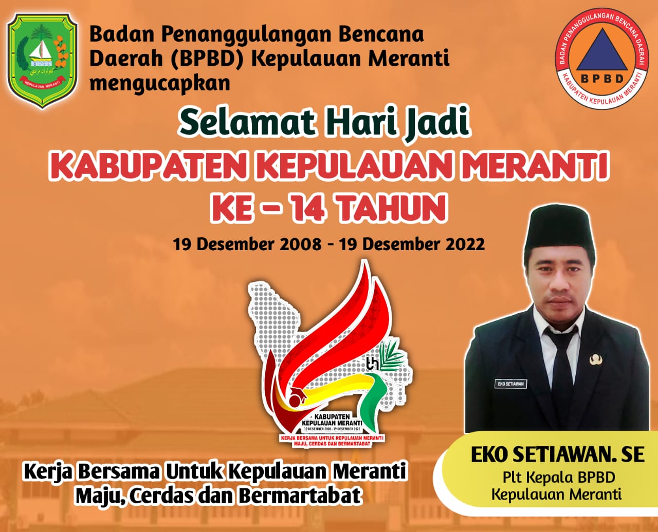 Plt Kepala BPBD Kepulauan Meranti Eko Setiawan.