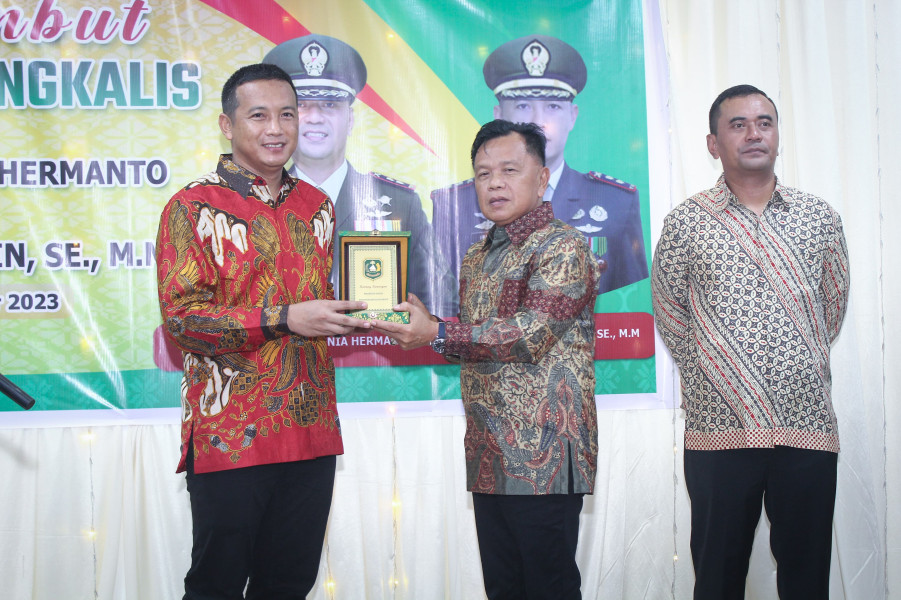 Plt Bupati Asmar Hadiri Lepas Sambut Dandim 0303/Bengkalis