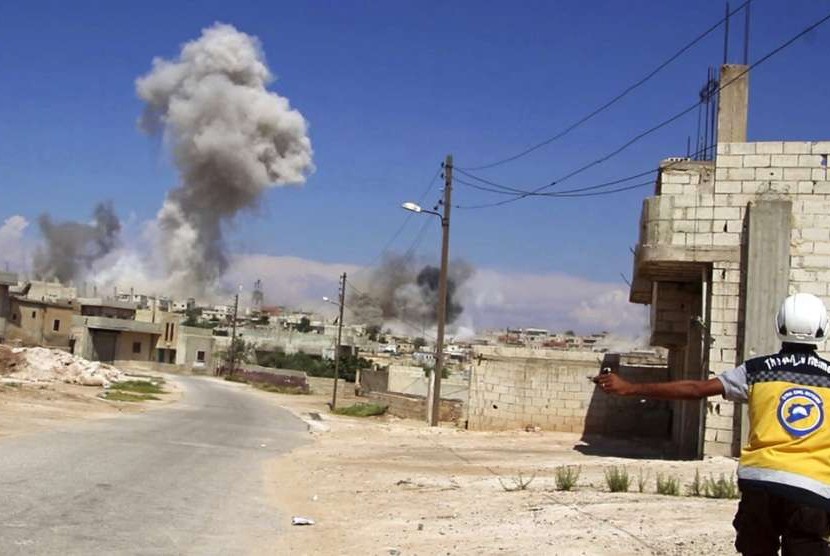 Serangan Udara Rusia-Suriah, 50 Orang Meninggal di Idlib