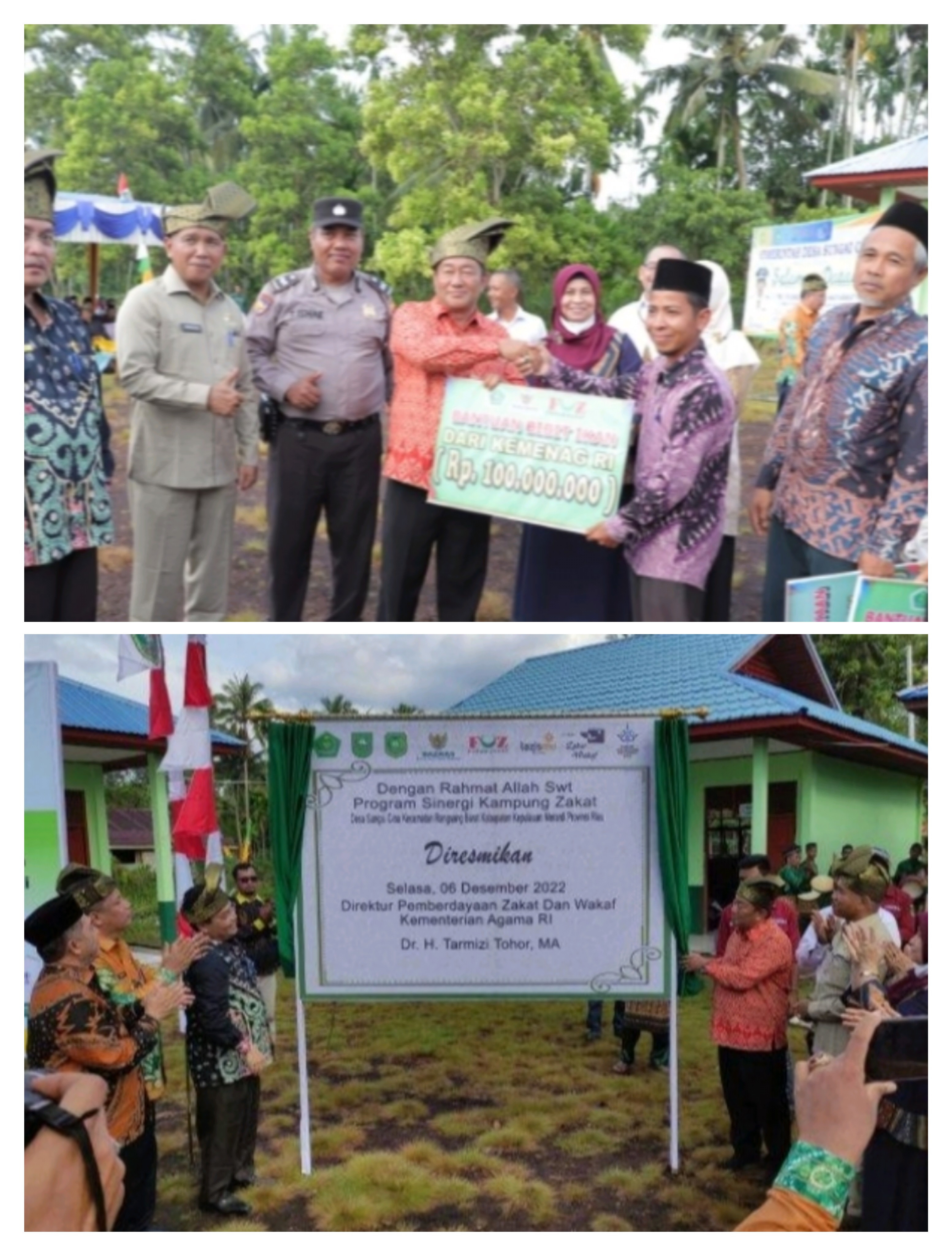 Optimalisasi Dana Zakat, Tarmizi Tohor Balik Kampung Sasar Desa Tertinggal.