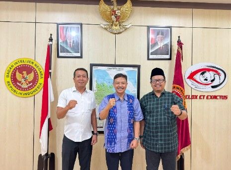 Bawaslu dan Kabinda Riau Diskusikan tentang Penguatan Kapasitas Penyelenggara Pemilu