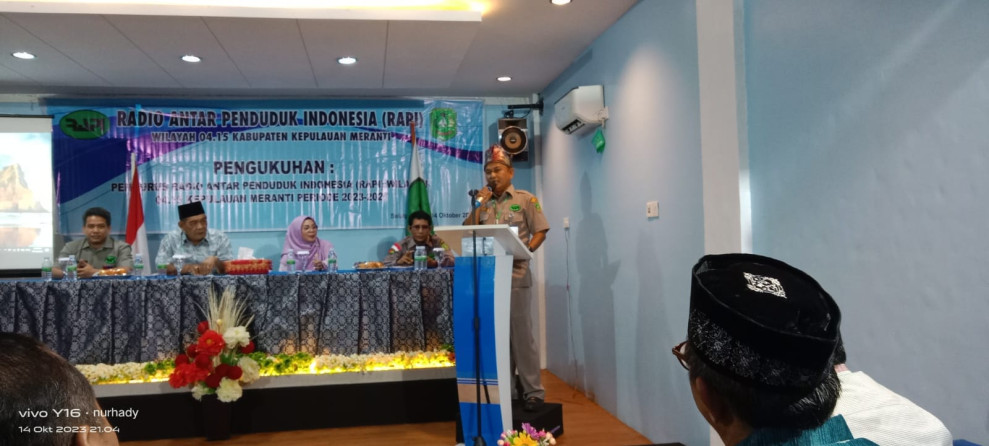 Irmansyah Terpilih Kembali Menjadi Ketua RAPI Meranti