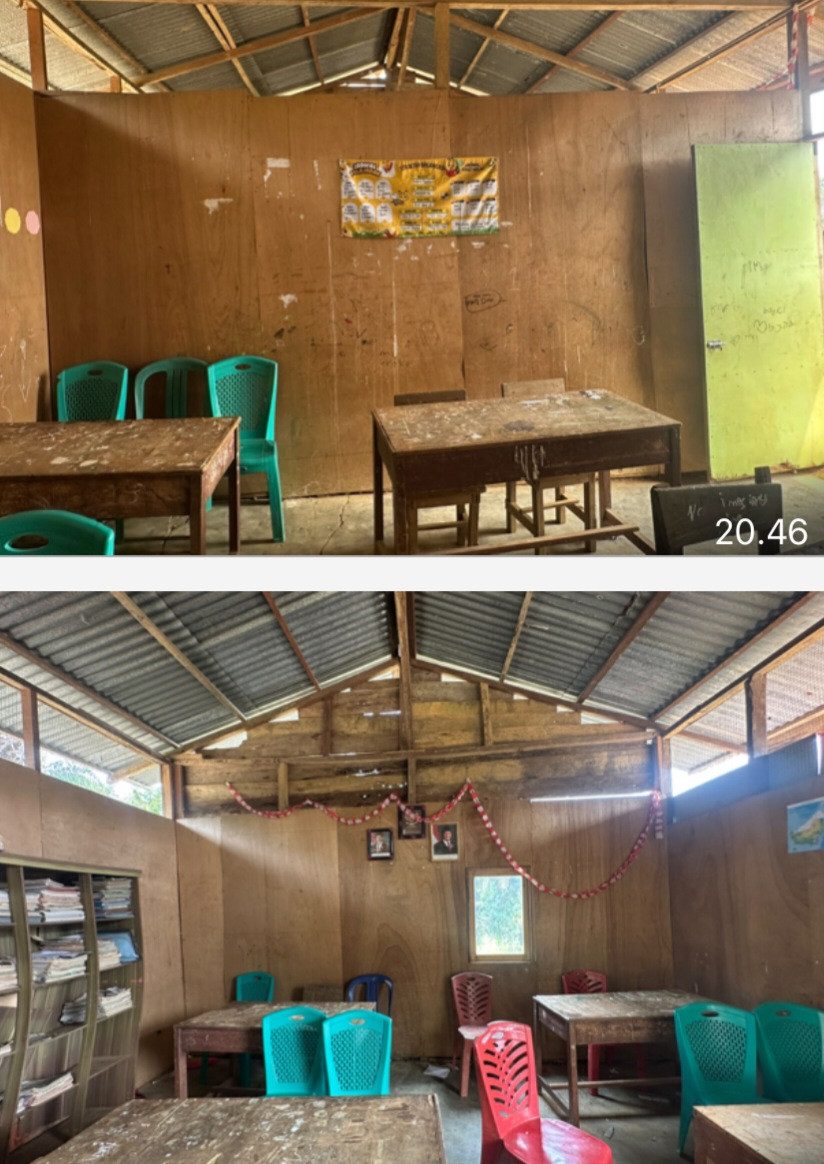 Pemkab Kampar Turun ke Lokasi Sekolah Berdinding Triplek, Janjikan Ditangani di APBD-P