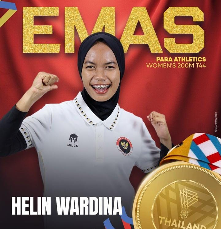 Edi Sakura Apresiasi Atlet Indonesia asal Bengkalis Helin Wardina