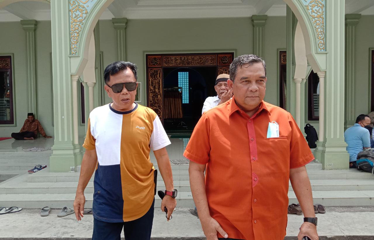 Wabup meranti H.Asmar sambut kedatangan Wagubri Provinsi Riau