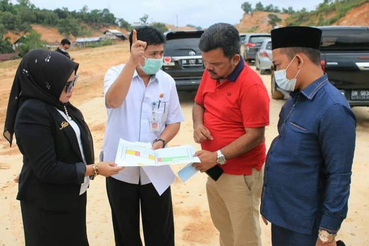 Komisi I DPRD Kota Pekanbaru Kunlap Proyek Mangkrak Jalan Lingkar 70