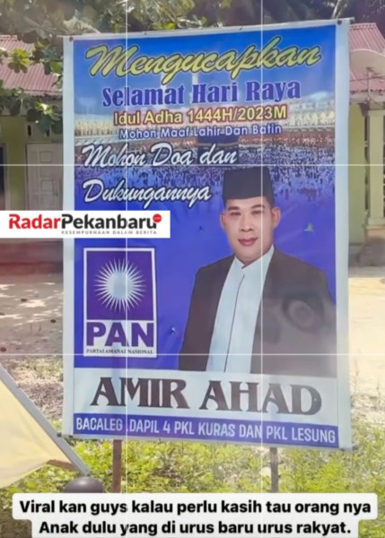 Diduga Bacaleg PAN Terlantarkan Anaknya,  Amir Ahad Sebut Ini Hanya Miskomunikasi