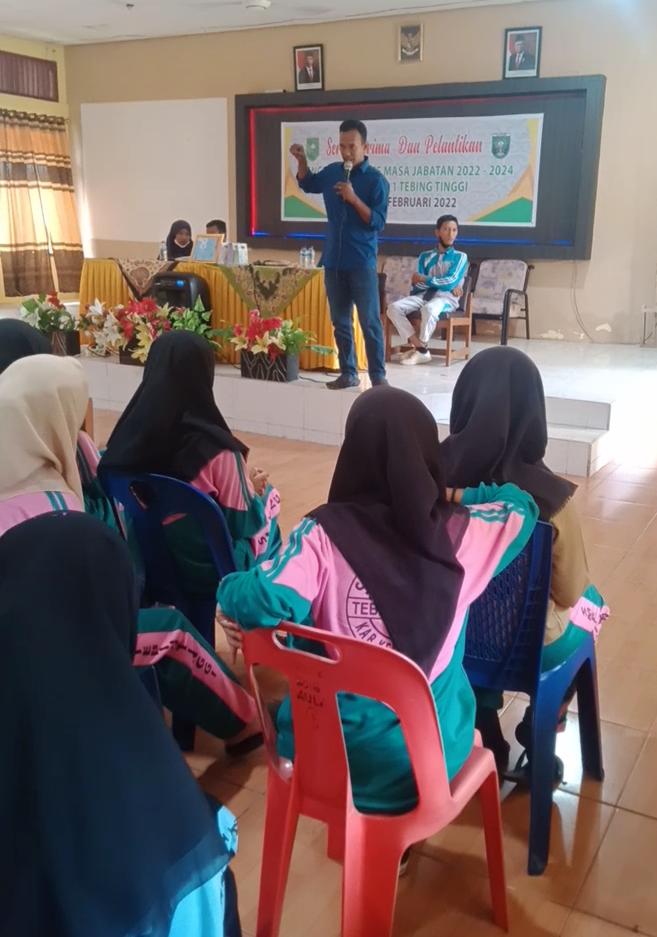 SMK Negeri 1 Selatpanjang Gelar Sosialisasi Bahaya Pergaulan Bebas dan Bijak Bermedsos.