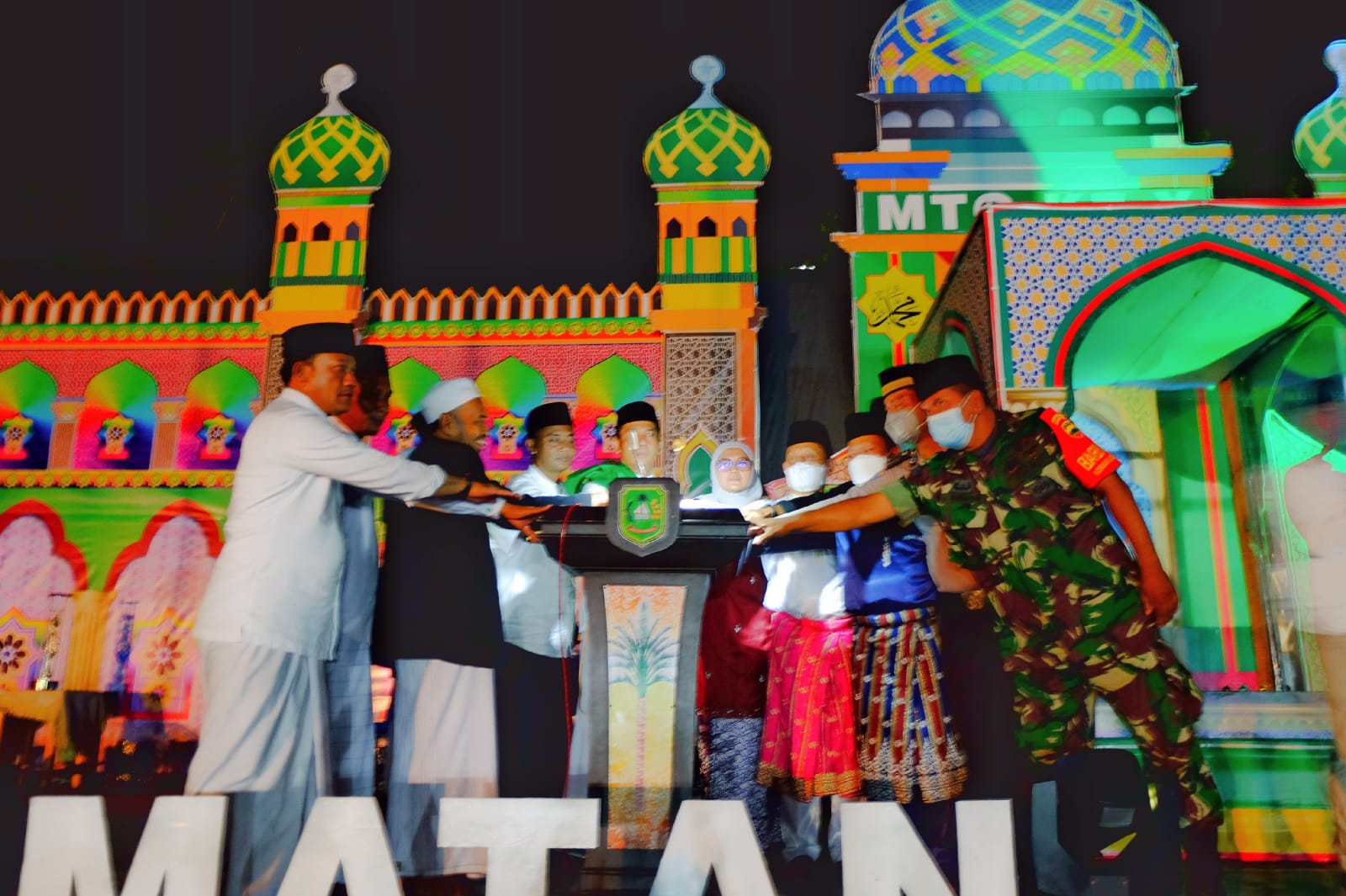 Bupati Kepulauan Meranti H. Muhammad Adil membuka pelaksanaan MTQ ke-X