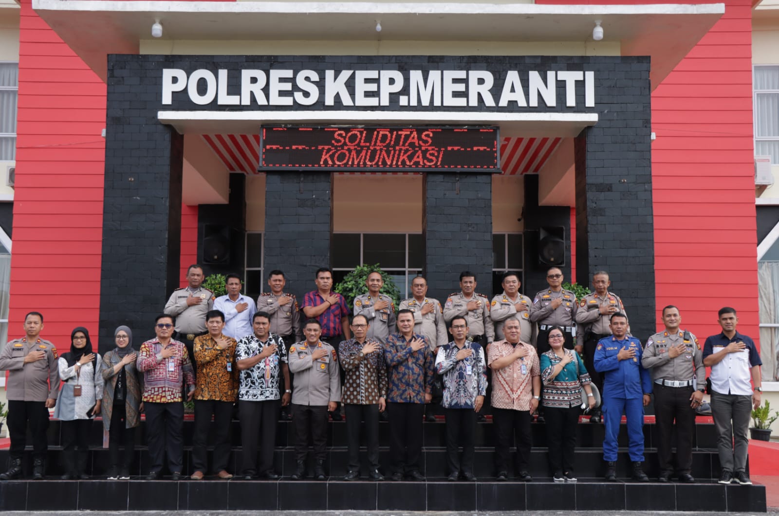 Kepala BNNP Riau Kunker dan Silaturahmi ke Polres Meranti