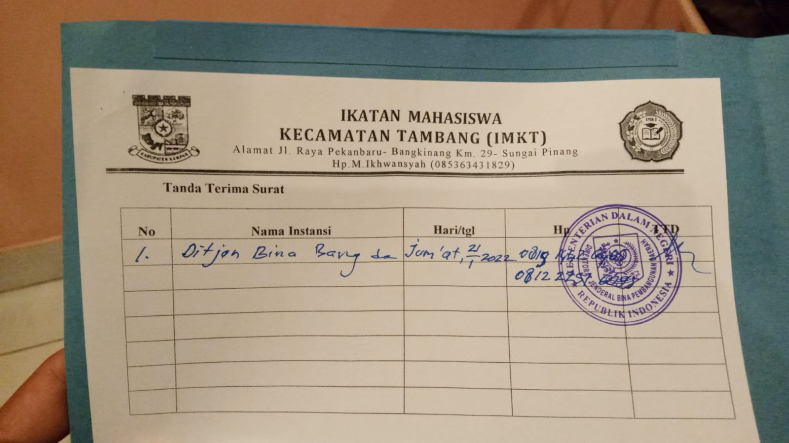 Forum mahasiswa Kampar resmi laporkan Bupati Kampar ke Mendagri