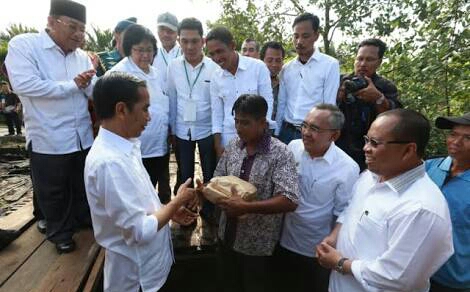 11 Desa Riau Dapatkan Pembinaan Peduli Gambut Dari Jokowi