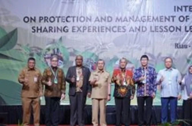 Belajar Penanganan Gambut, Perwakilan 14 Negara Berkunjung ke Riau
