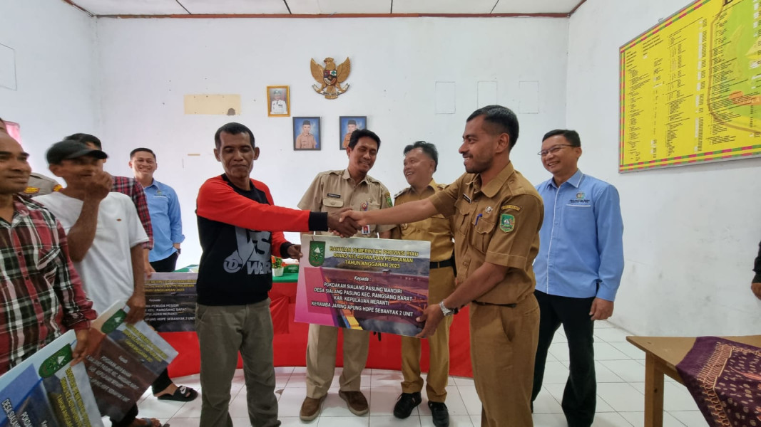 Meranti Terima 8 KJA dari Provinsi Riau