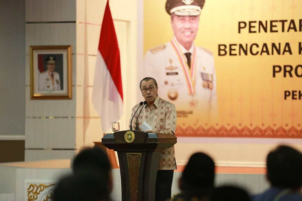 Gubernur Riau Tetapkan Status Siaga Darurat Kebakaran Hutan dan Lahan (Karhutla)