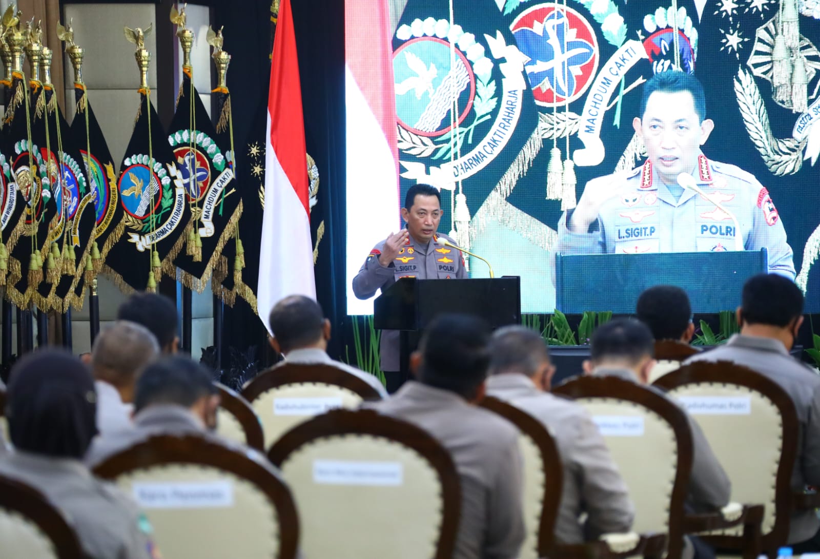 Buka Rakernis Gabungan, Kapolri Harapkan Polri Presisi jadi Lompatan Jauh.