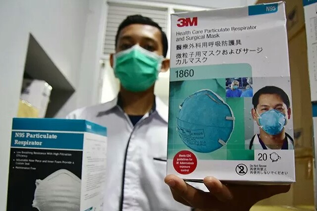 Diskes Riau Sebut Stok Masker N95 untuk Covid-19 dan Karhutla Menipis