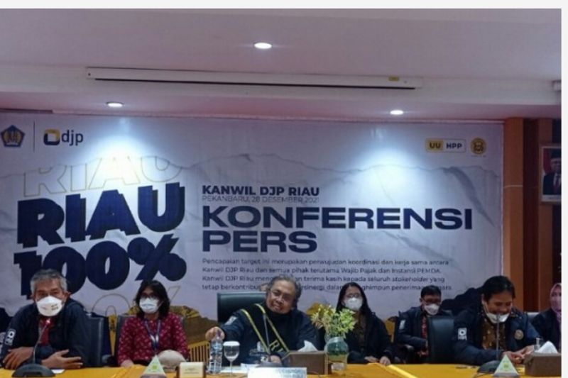 Kanwil DJP Riau Bukukan Penerimaan Rp16,48 Triliun