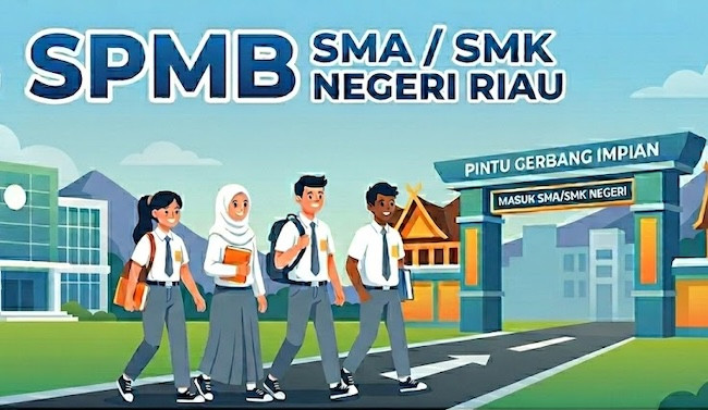 Aktivasi Akun SPMB SMA/SMK Negeri Riau Dimulai