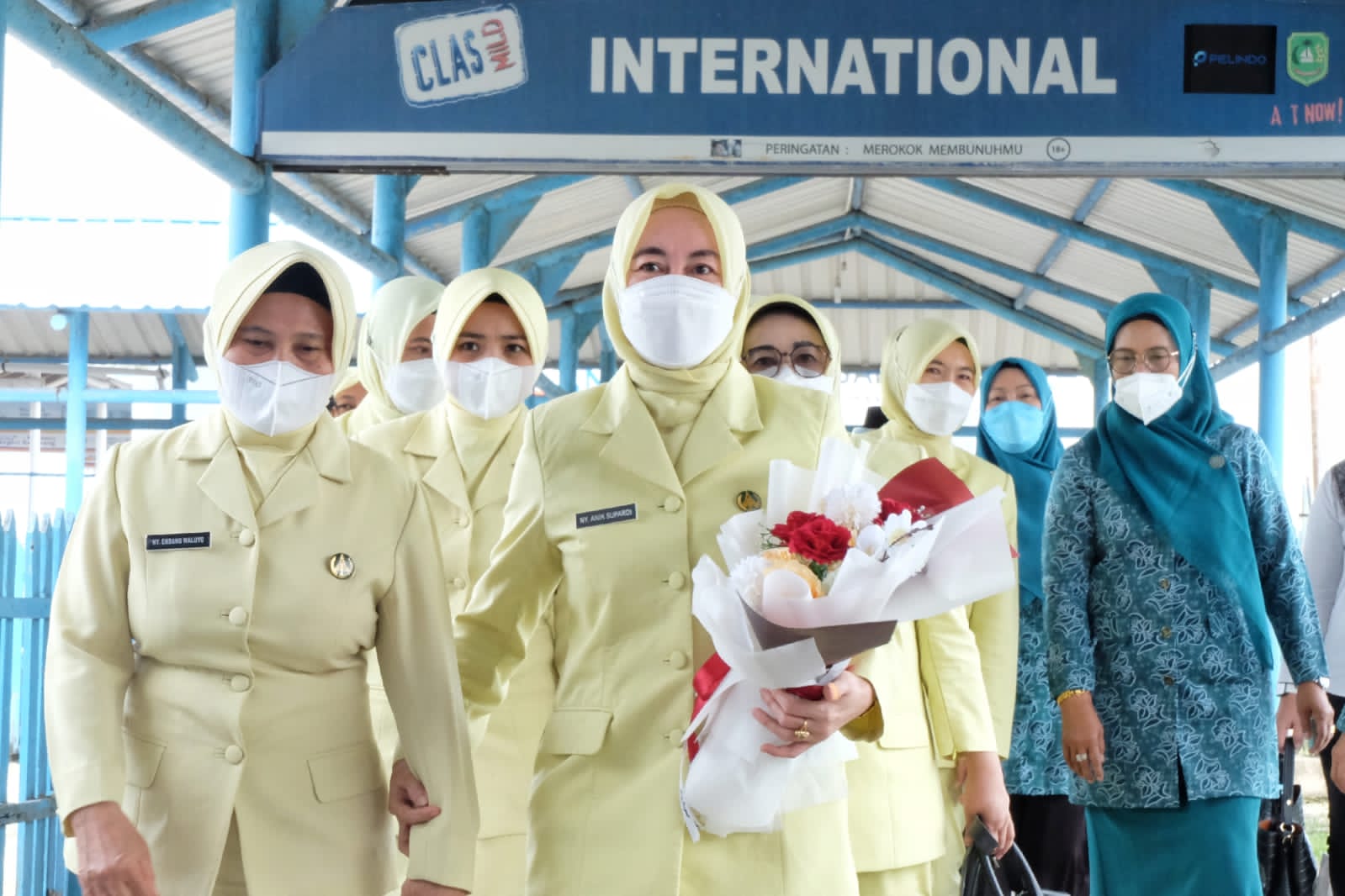 Ketua IAD Wilayah Riau Tiba di Kota Sagu di sambut Dengan Kajari Meranti.