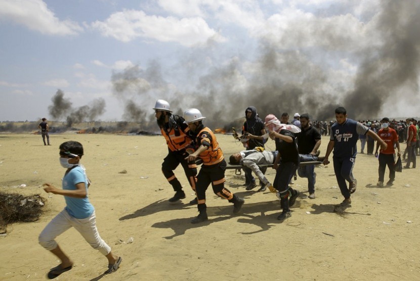 95 Warga Palestina Cedera dalam Bentrokan Tentara Israel