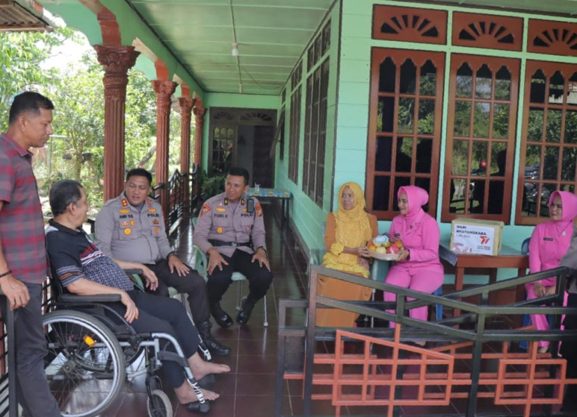 Kapolres Meranti Gelar Anjangsana dalam Rangka Hari Bhayangkara ke-77