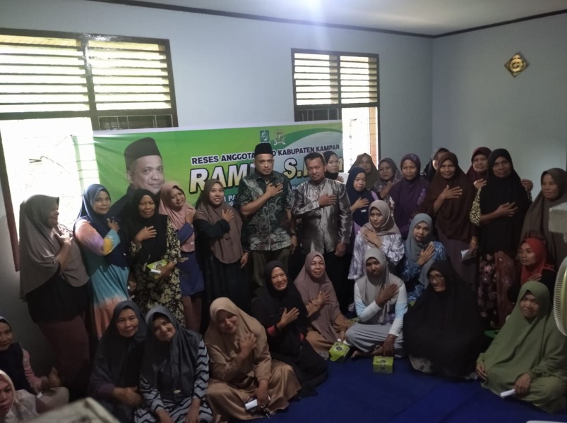 Reses di Sungai Jalau, Anggota DPRD Kampar Ramli Tampung 12 Aspirasi Warga