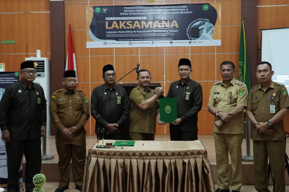Pemkab Meranti Lakukan Kerjasama Dengan Pengadilan Agama dan Launcing Program Laksamana