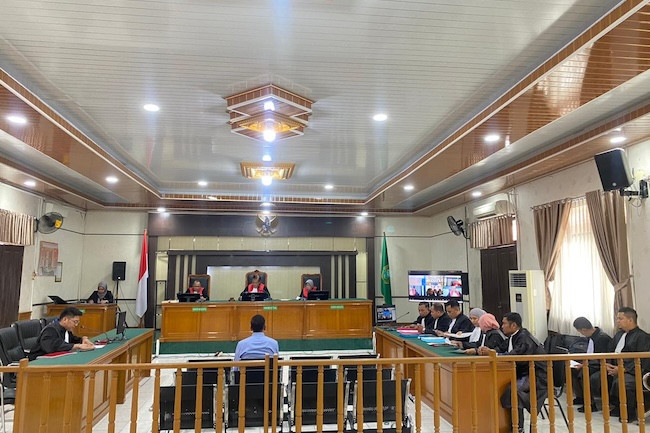 Eks Ketua DPRD Kuansing Muslim Didakwa Korupsi Hotel Rp22,6 Miliar