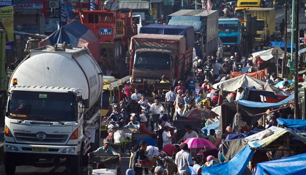 Mau Mudik ? Waspadai Beberapa Titik Pasar Tumpah Di Jalur Mudik Riau Ini