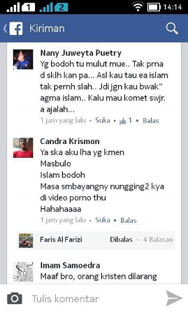 Hina Agama Islam, Pemuda ini Digiring Warga Rohil ke Polsek